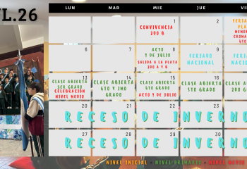 Calendario julio 26 Calendario julio 26